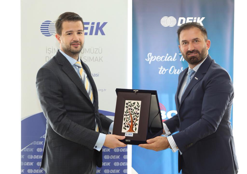 Karadağ Ekonomik Kalkınma Bakanı Jakov Milatovic’i DEİK Organizasyonu ile Ağırladık