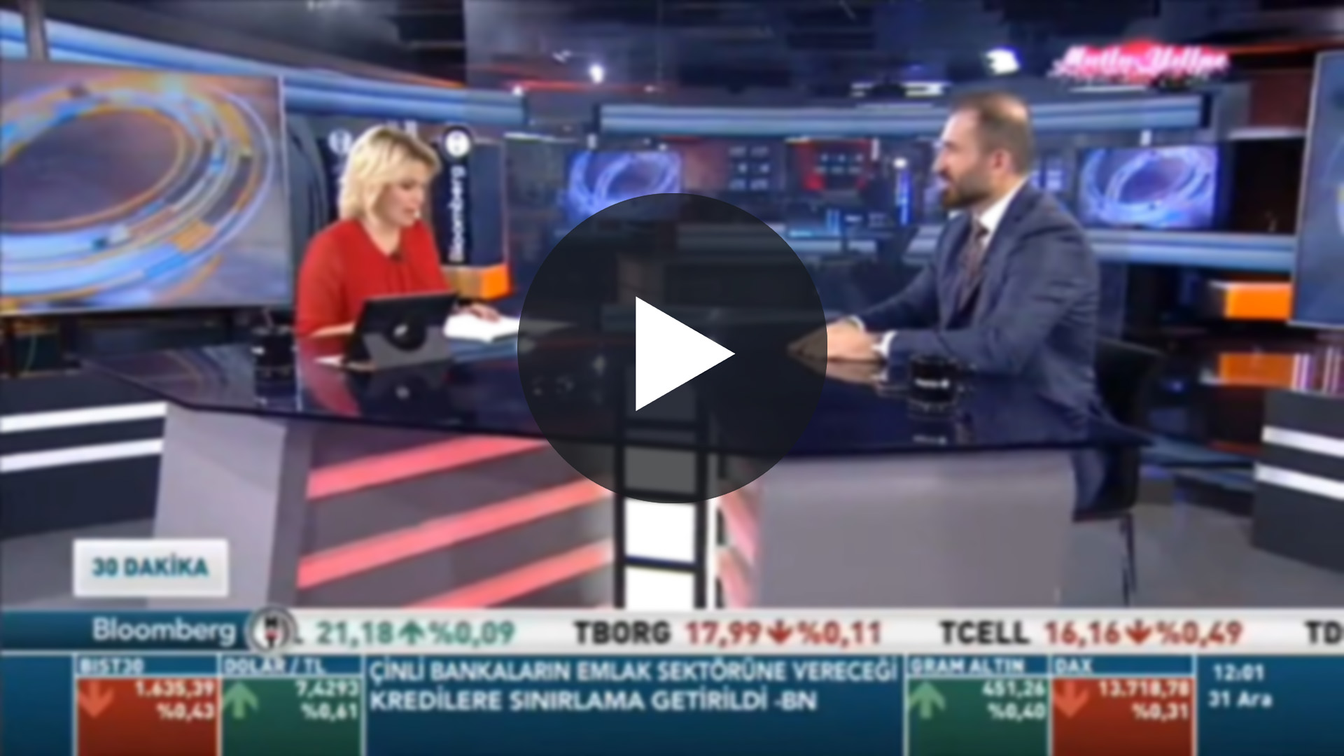 Naser ALİM, Zeliha SARAÇ’ın Bloomberg TV’de Sunduğu Programın Konuğu Oldu